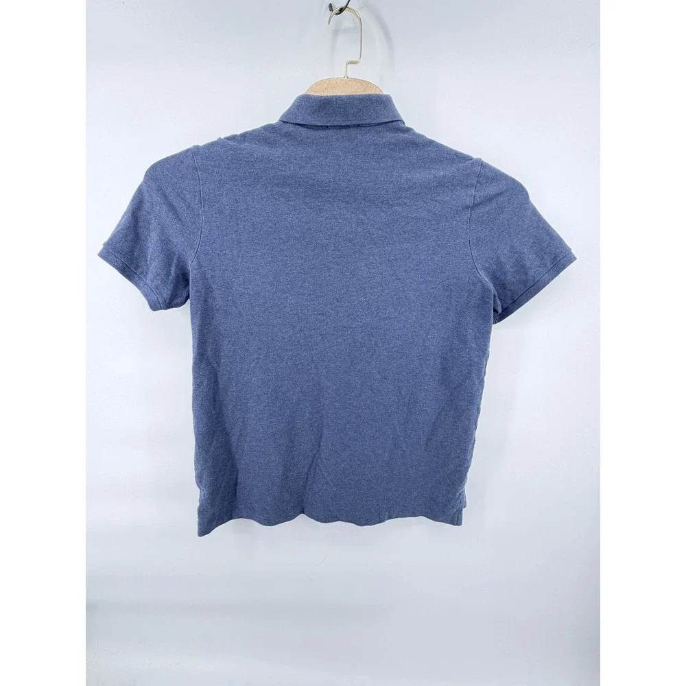 Polo Ralph Lauren Mens Classic Fit Short Sleeve Polo Shirt Blue Heather Large L